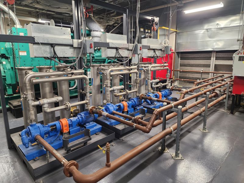 Generator fuel pump room